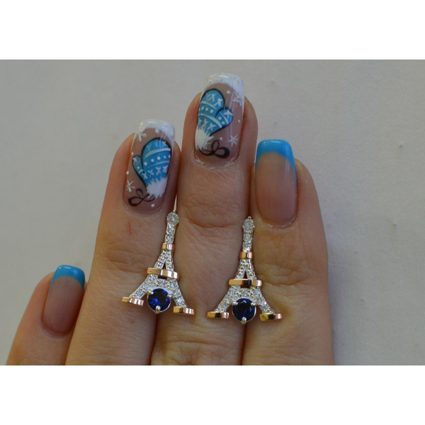 Серебряные вкрутки (Вк13)