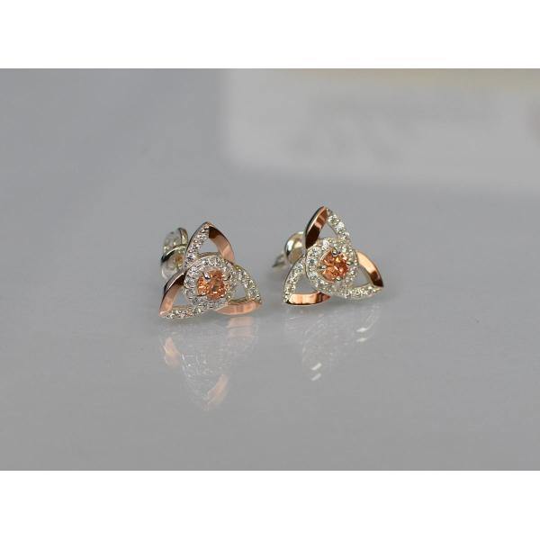 Серьги гвоздики из серебра (Вк14)