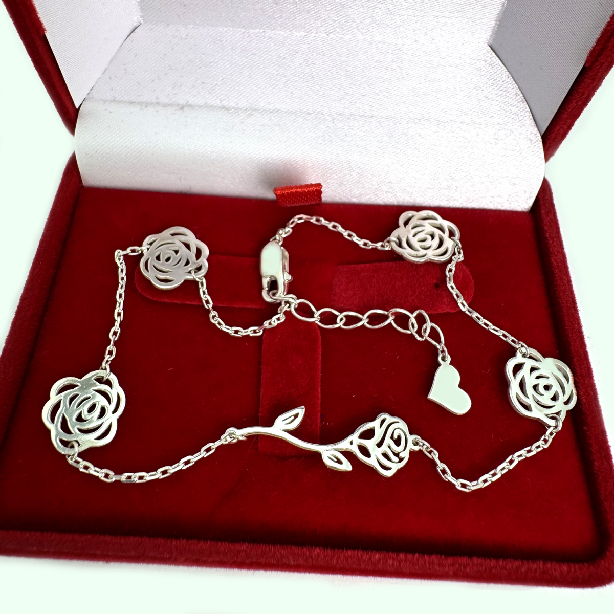 Серебряный браслет на ногу, Бр1038 (Бр1038)