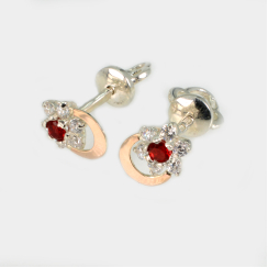 Серебряные пусеты