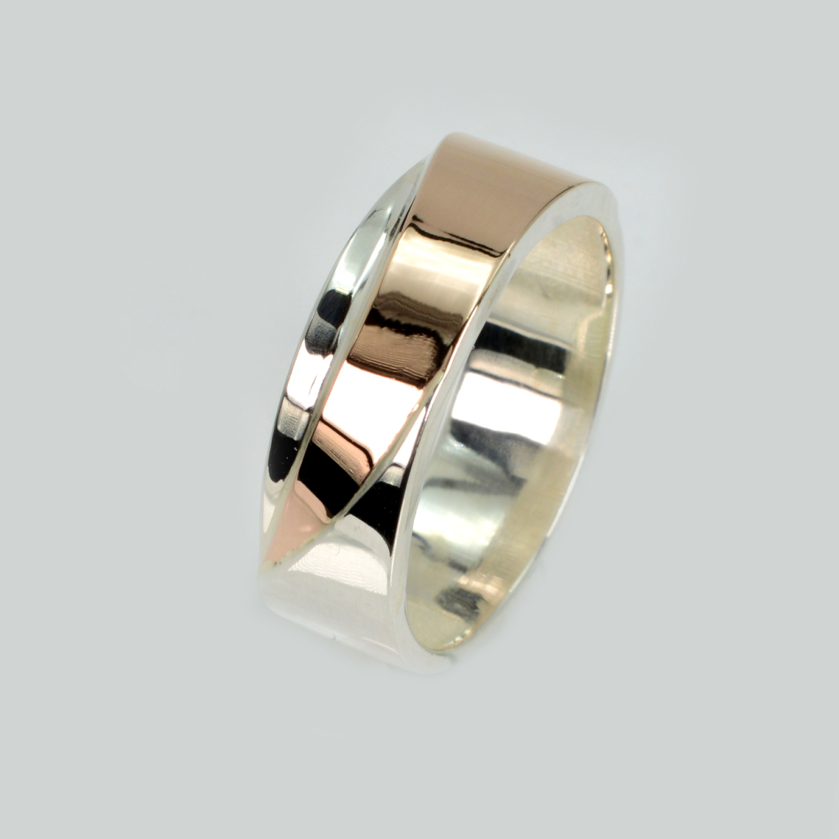 Обручальное кольцо из серебра (Обр15)