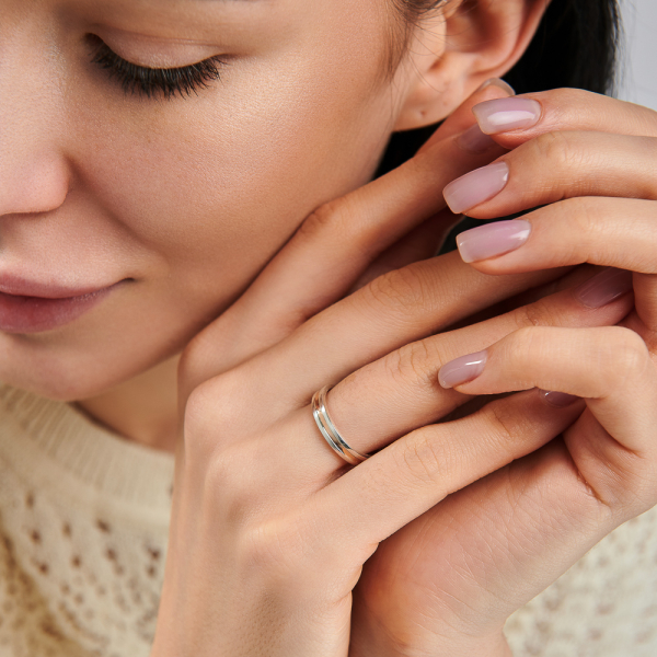 Обручка срібна (Обр39)