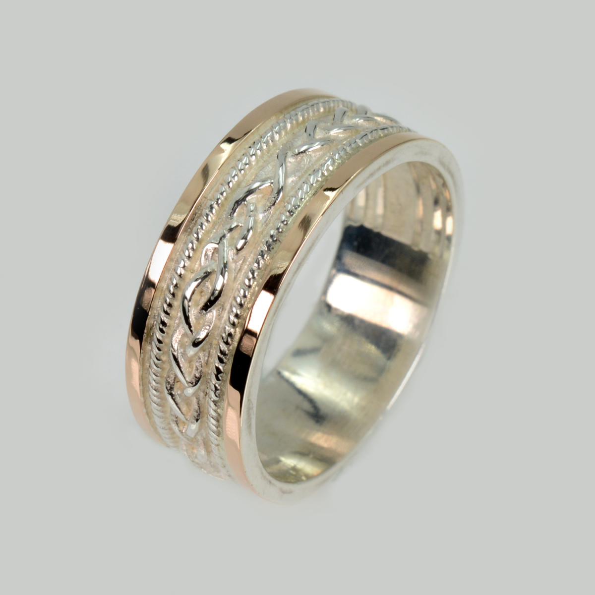 Обручальное кольцо из серебра (Обр43)