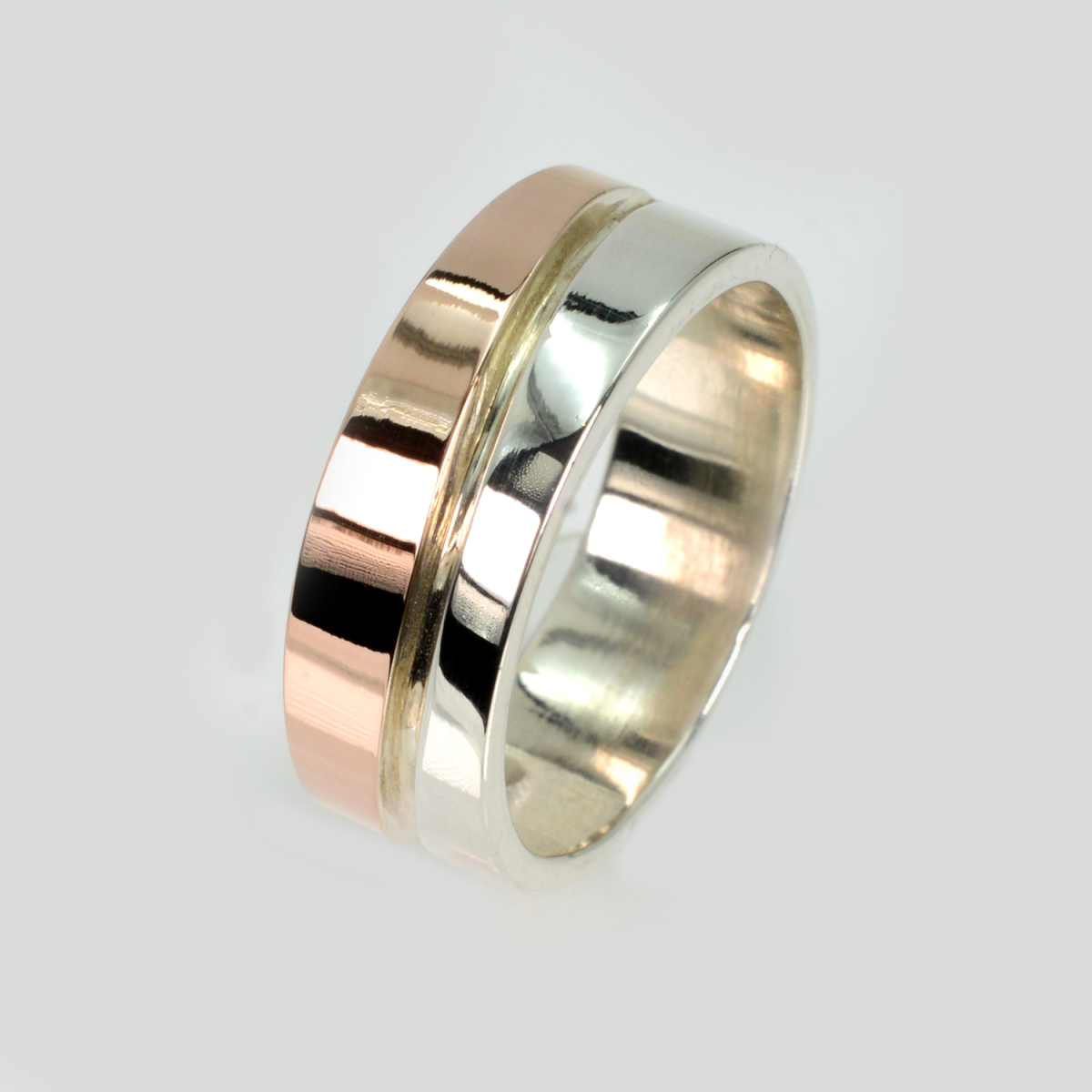 Обручальное кольцо из серебра, цена за одно кольцо (Обр8)