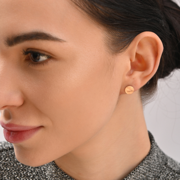 Серебряные серьги-гвоздики (вк19)