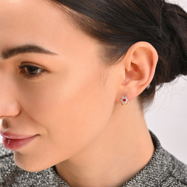 Серебряные пусеты (Вк-5)