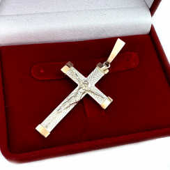 Серебряный мужской крест